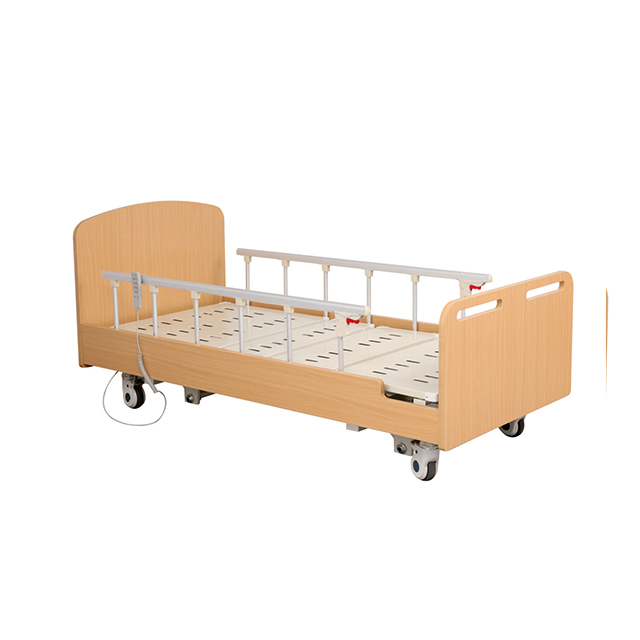 New Arrival Wooden Medical Elderly Patient Nursing Room Hospital Furniture Clinic Rotating Home Care Bed