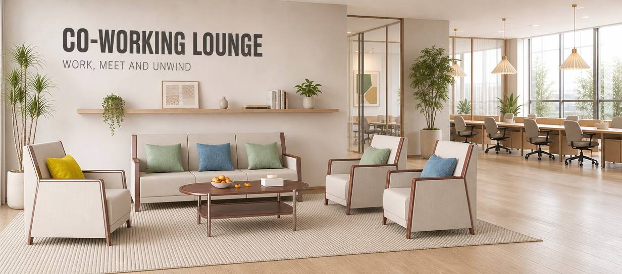 CO-WORKING LOUNGE: WORK, MEET, AND UNWIND Co-working Lounge