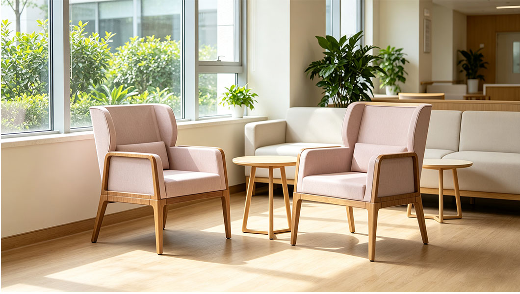 Reception chairs assisted living facility furniture