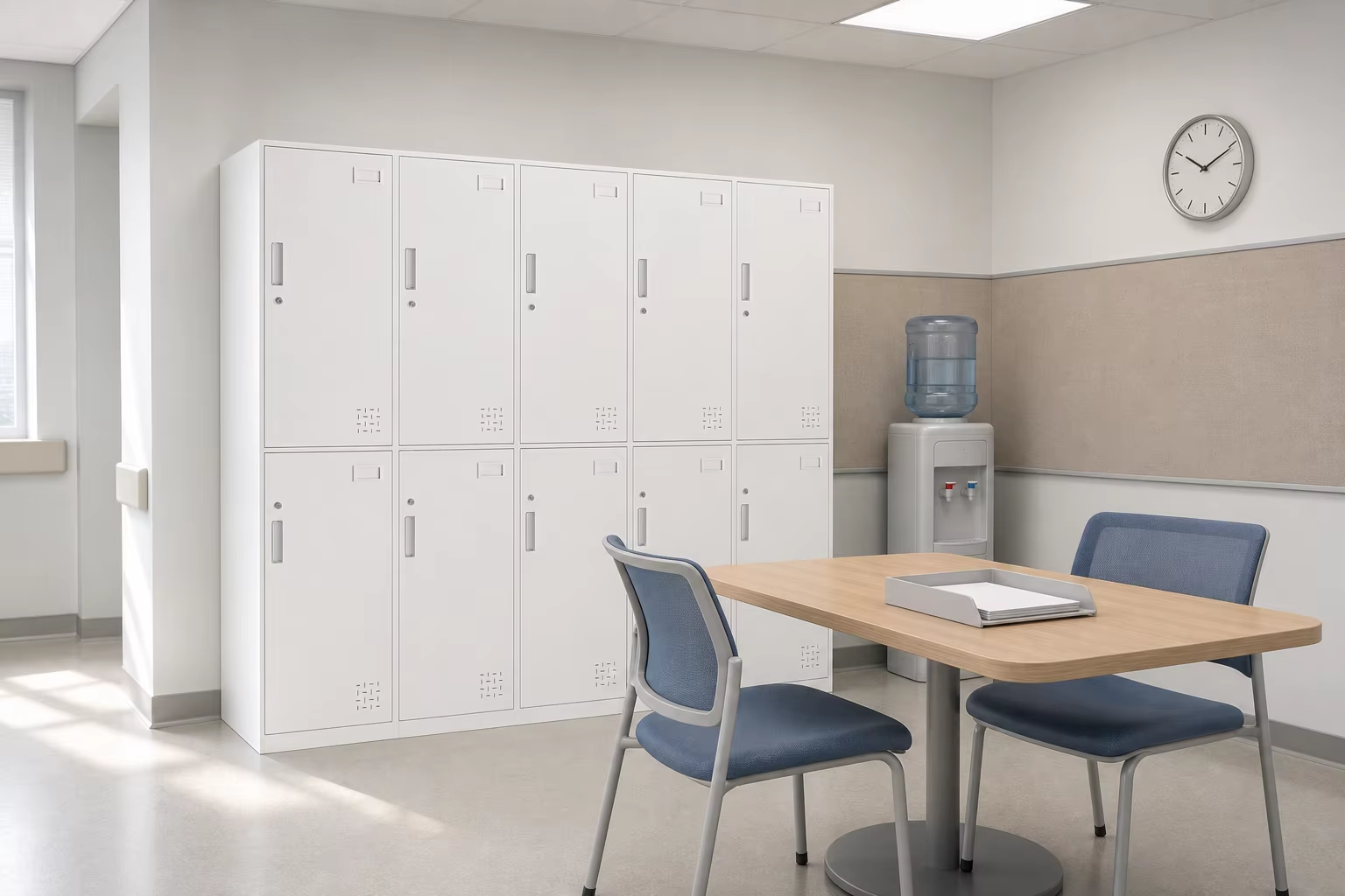 lockable metal locker with ventilation for clinic staff lockable metal locker clinic staff