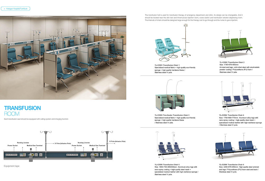 Other Styles of Infusion Chairs TRANSFUSION ROOM Other Styles of Infusion Chairs