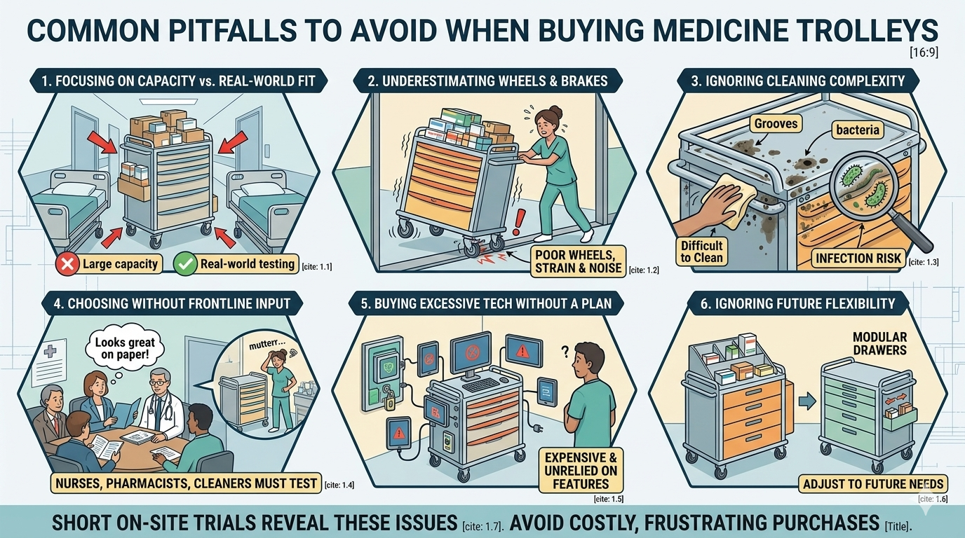 Common Pitfalls to Avoid When Buying Medicine Trolleys Common Pitfalls to Avoid When Buying Medicine Trolleys