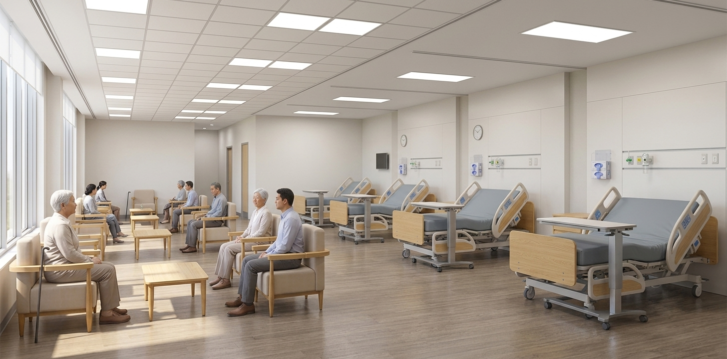 Furniture for open-plan wards (shared rooms) and communal lounge areas hospital room chair