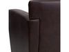 Modern Brown Leather Modular Reception Seating Chair