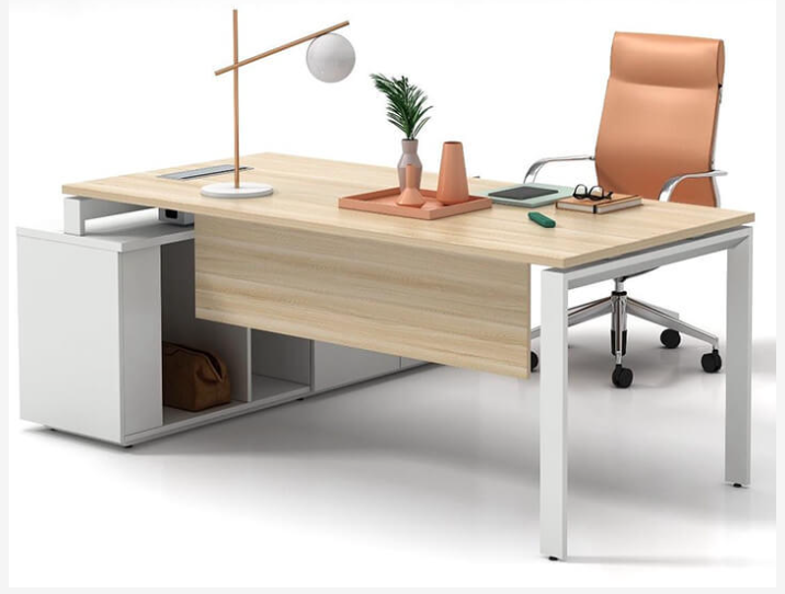 Modern 4 Legs Sit-to-stand L-shaped Office Furniture Office Desks 1 Person Workstation