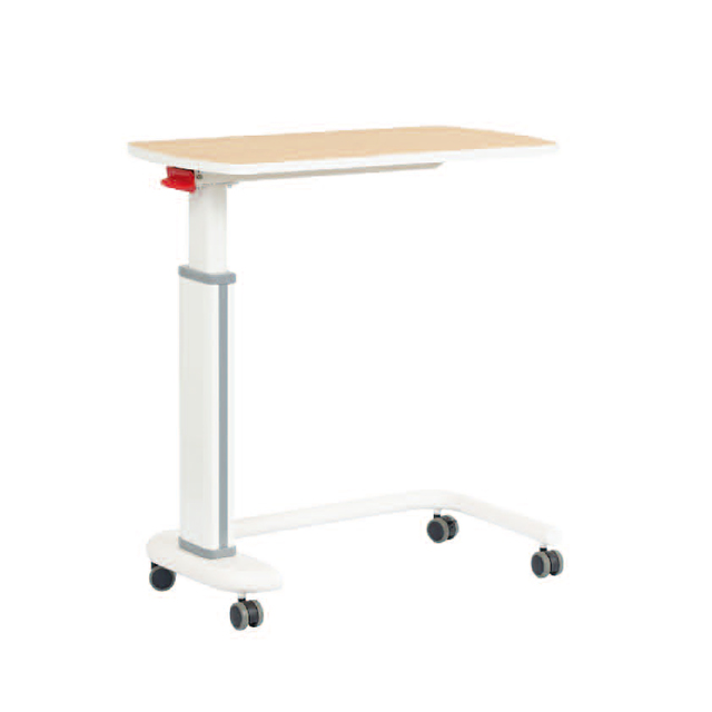 Hospital Medical Movable Lifting Tilting Adjustable Lift Desk for Patients Dining over Bed And Put The Computer 