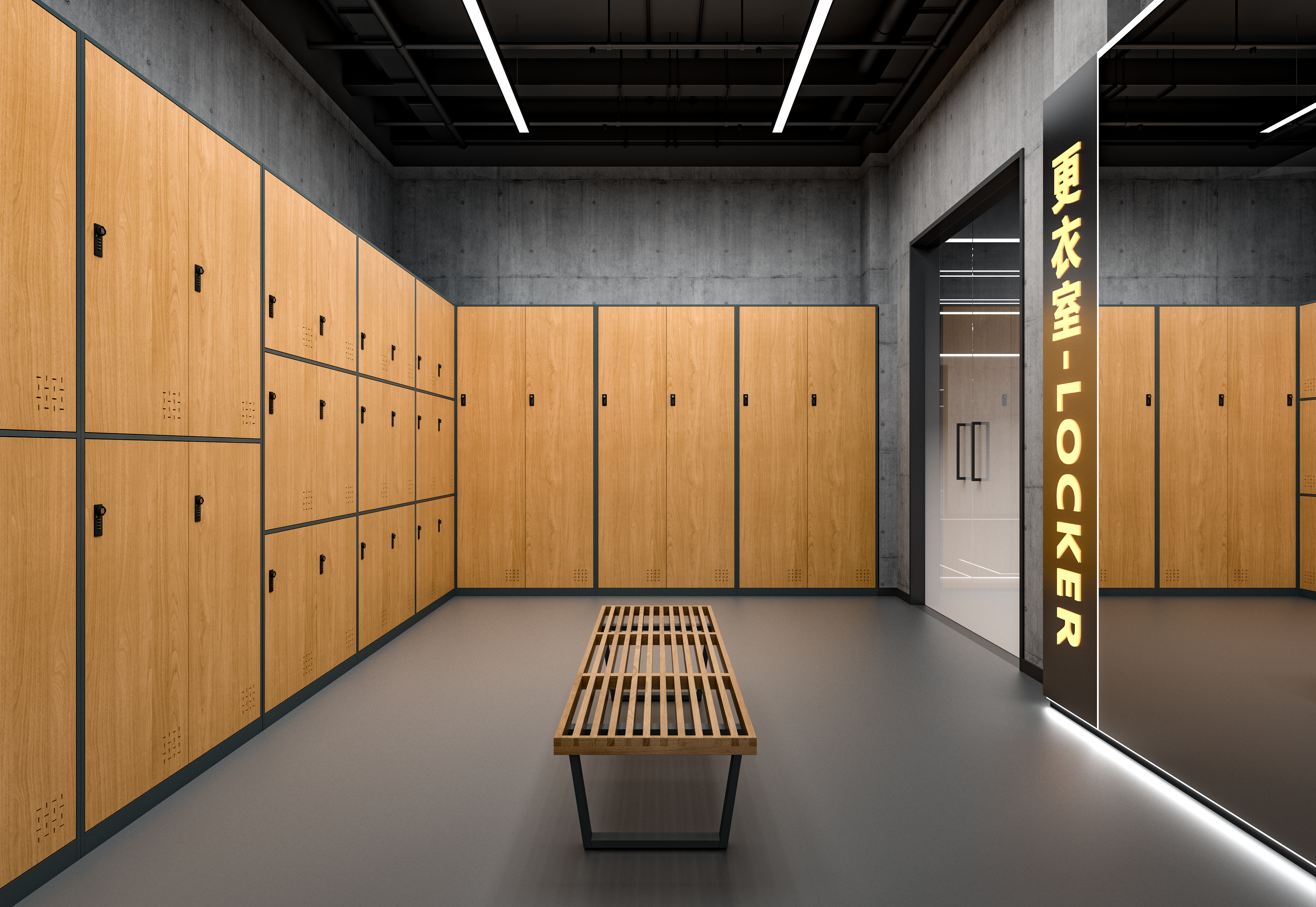 Wood Grain Locker Cabinet Wood Grain Locker Cabinet
