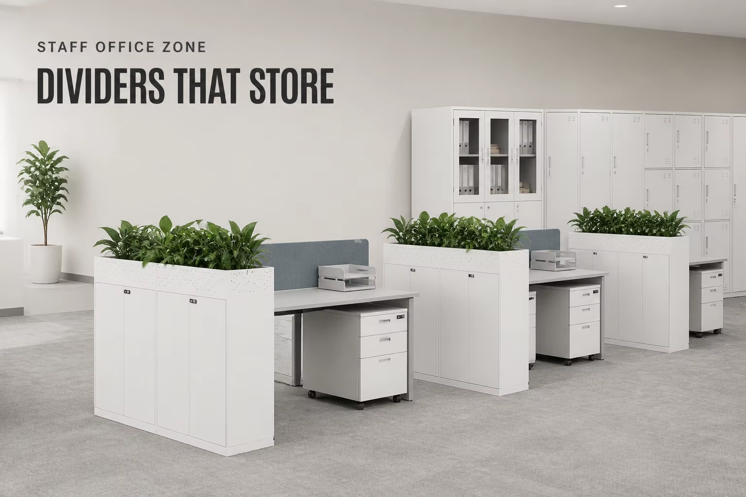 DIVIDERSTHATSTORE FURNITURE STAFF OFFICE ZONE filing metal cabinet