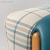  Plaid Lounge Armchair and Loveseat Set for Healthcare Senior Living Care Home Lobby and Visiting Rooms