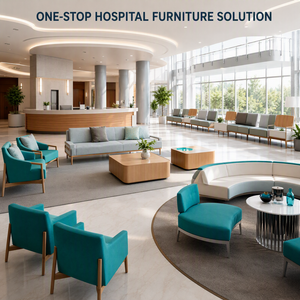 Lobbly Waiting Bench for Hospital Project Space Layout Design 