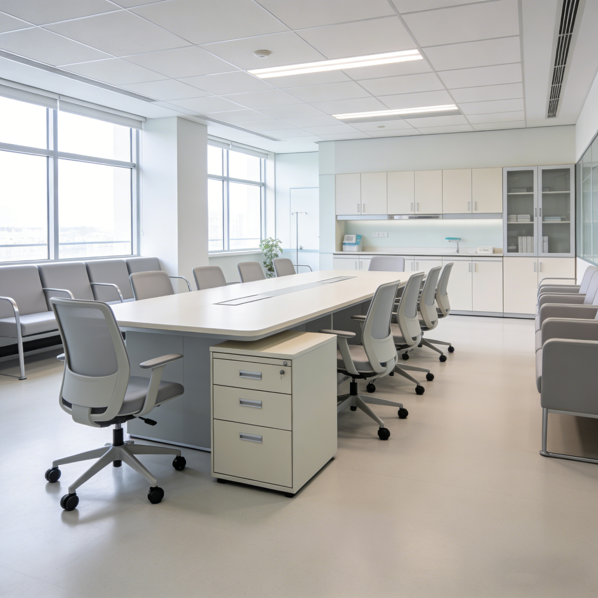 Conference Desk Hospital Office Furniture Project