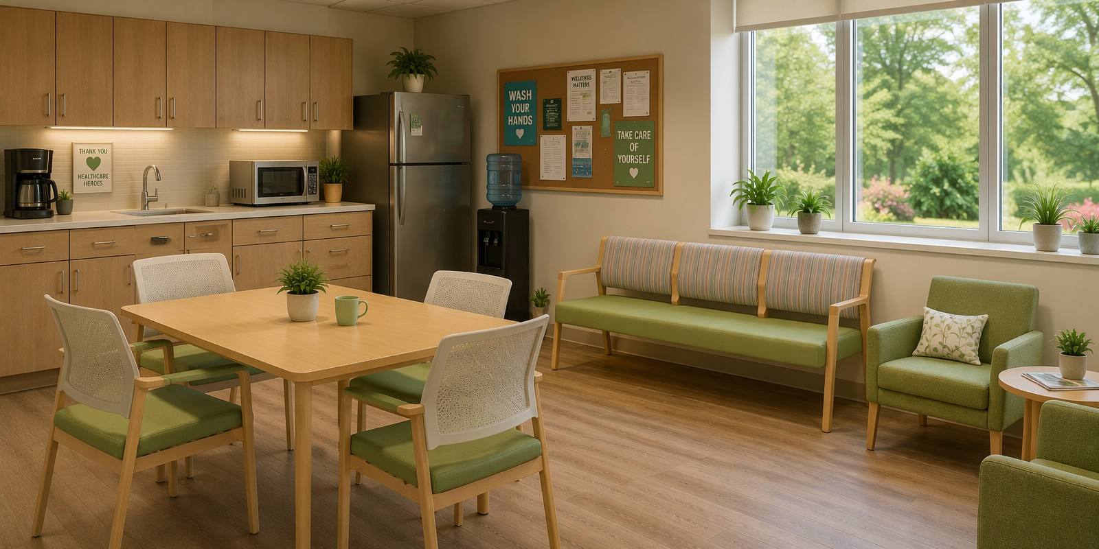 Furniture Sets for Healthcare Staff Break Areas