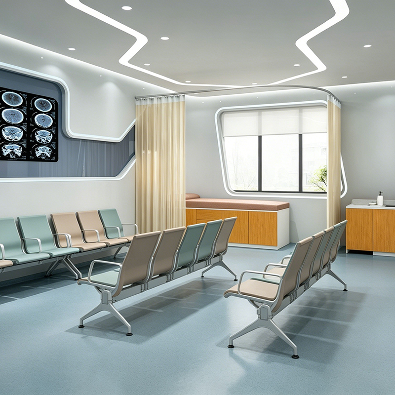 Doctor Consultation Desk Hospital Consultation Room Furniture - Modern Doctor Office Desk & Clinic Examination Suite