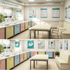 Integrated Hospital Baby Washing Room Furniture Set - Seamless Neonatal Bathing Stations & Medical Infant Care Tables
