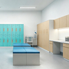 Locker Room Furniture for Hospital Staff | Custom Changing Room Solutions