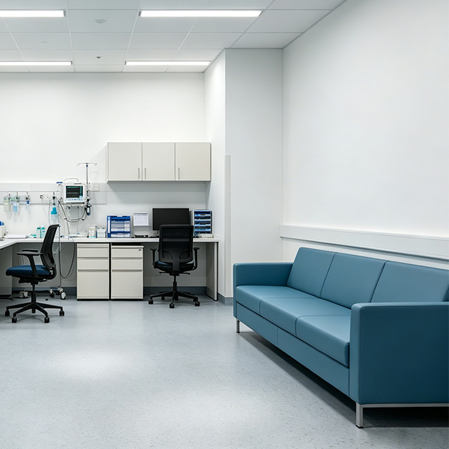 Locker Room Furniture for Hospital Staff | Custom Changing Room Solutions