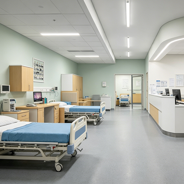 Hospital Staff Duty Room Furniture | Custom Doctors' Lounge Set