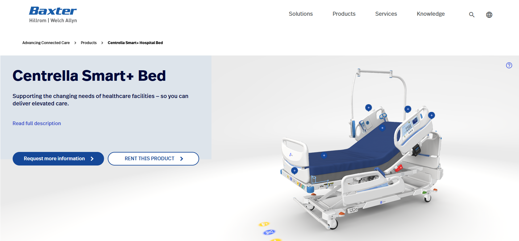 Hillrom hospital bed