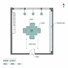 Chess and Card Room Furniture Set with Mahjong Table and Armchairs