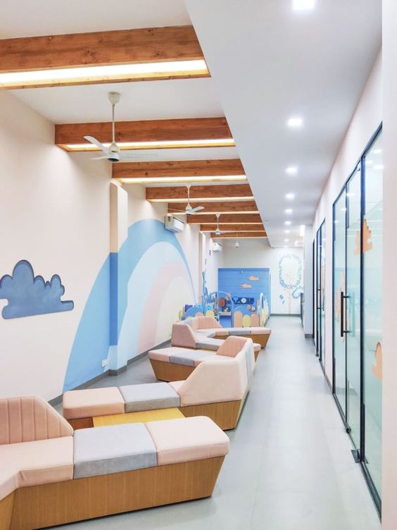 pediatric healthcare waiting area