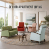 Wellness Communities Lounge Seating Set for Senior Living Healthcare and Medical Centers