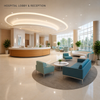 Lobbly Waiting Bench for Hospital Project Space Layout Design 