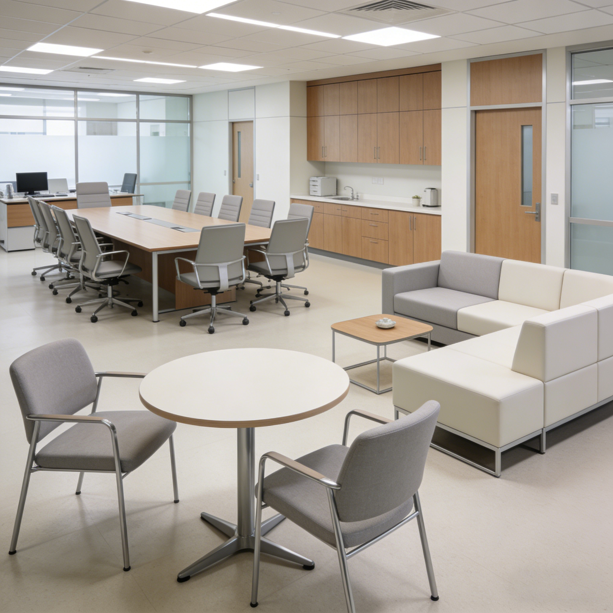 Conference Desk Hospital Office Furniture Project