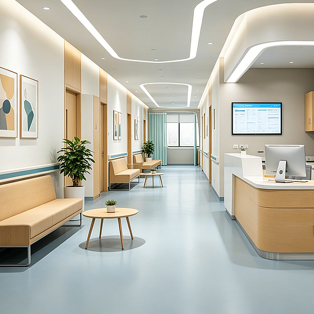 Modern Ergistic Hospital Clinic Furniture Set - Integrated Healthcare Space Solutions for Consultation Rooms and Nursing Stations
