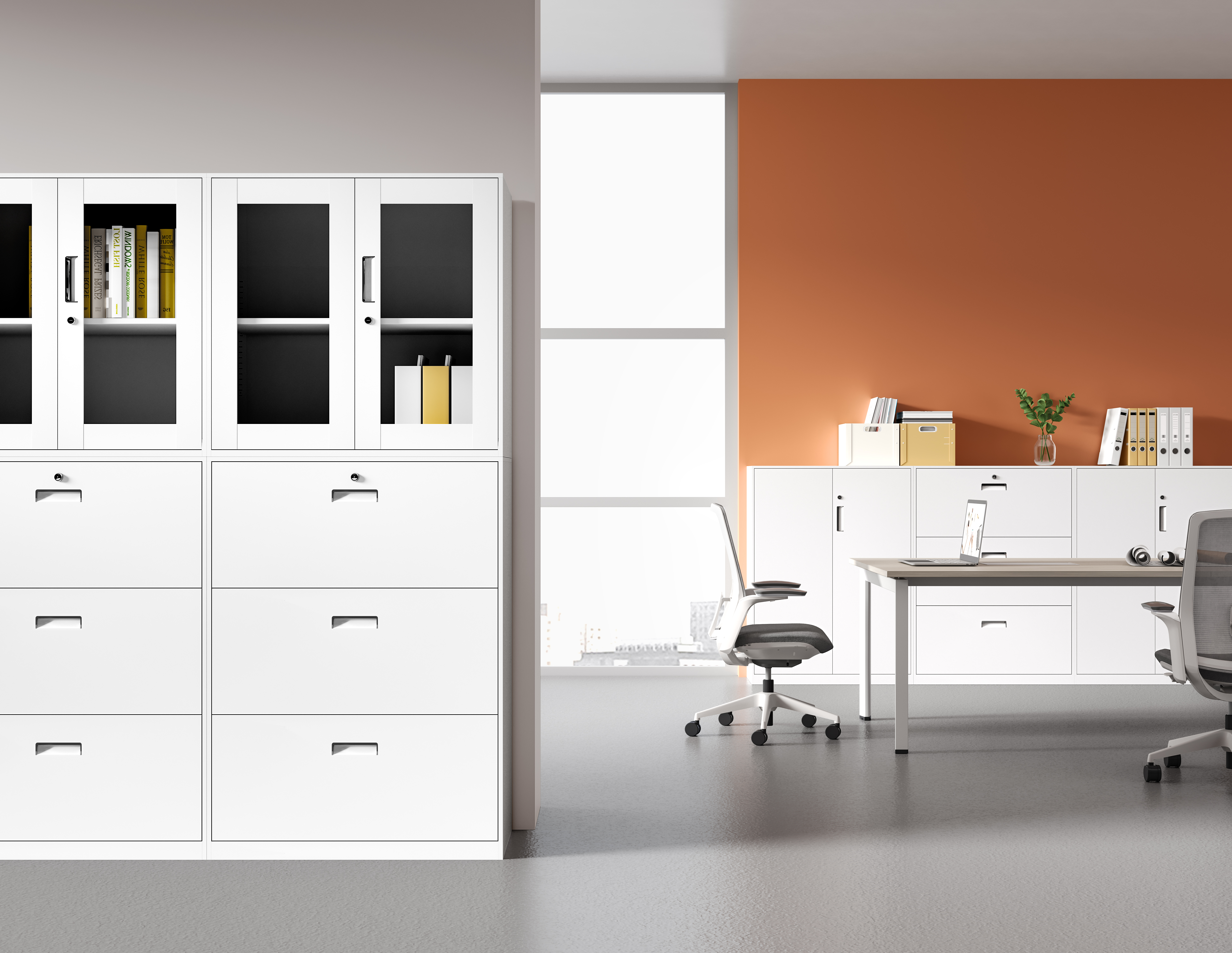 Metal Drawer Cabinet | 3-Drawer Steel Filing Unit