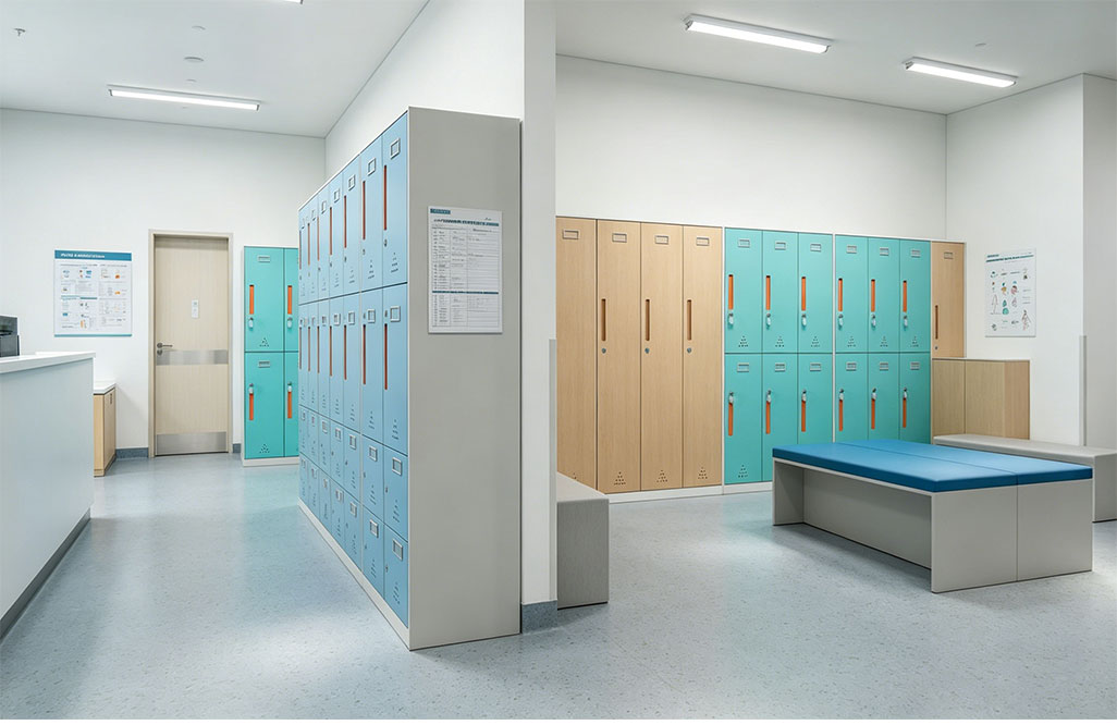 One-stop Hospital Locker Room Design