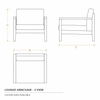 Public Lounge Seating with Barrier-Free Layout and Low Coffee Tables