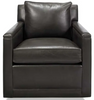 Swivel Leather Recliner Chair And A Half
