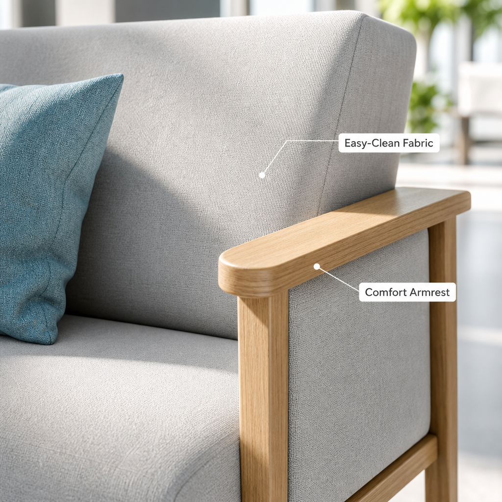 Modular Lounge Sofa for Hospital Lobby & Senior Living