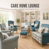  Plaid Lounge Armchair and Loveseat Set for Healthcare Senior Living Care Home Lobby and Visiting Rooms