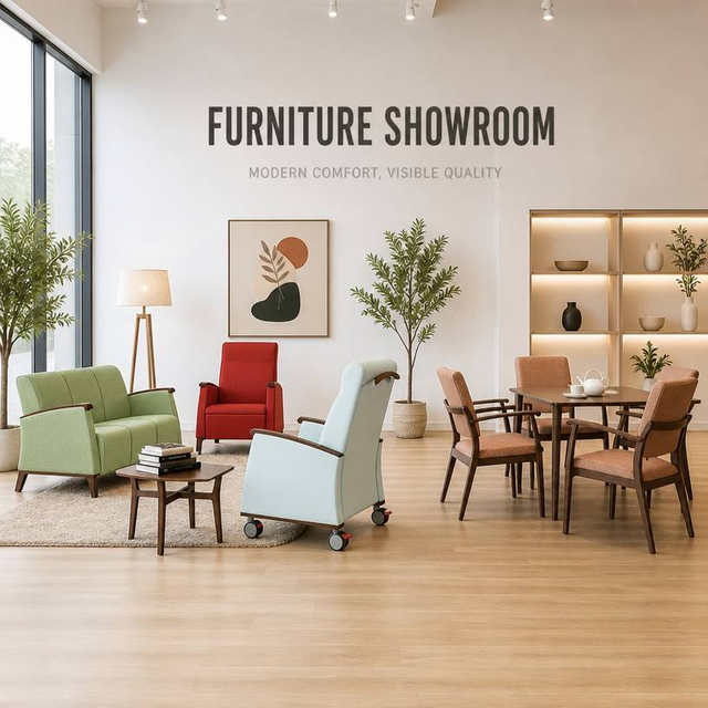 Wellness Communities Lounge Seating Set for Senior Living Healthcare and Medical Centers