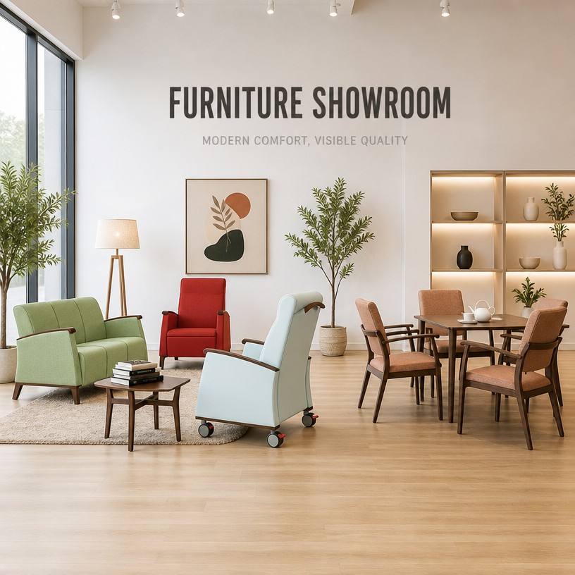 Wellness Communities Lounge Seating Set for Senior Living Healthcare and Medical Centers