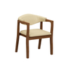 Senior Living Dining Chairs - Wood Grain Metal Assisted Living Armchairs and Nursing Home Patient Room Seating