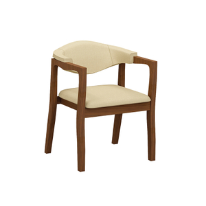 Senior Living Dining Chairs - Wood Grain Metal Assisted Living Armchairs and Nursing Home Patient Room Seating