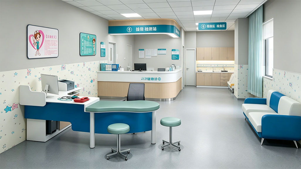Pediatric hospital room furniture