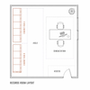 Glass Door Metal Filing Cabinet with Lockable Steel Doors