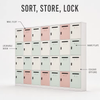 Mail Letter Cabinet with Lockable Pigeon Hole Slots