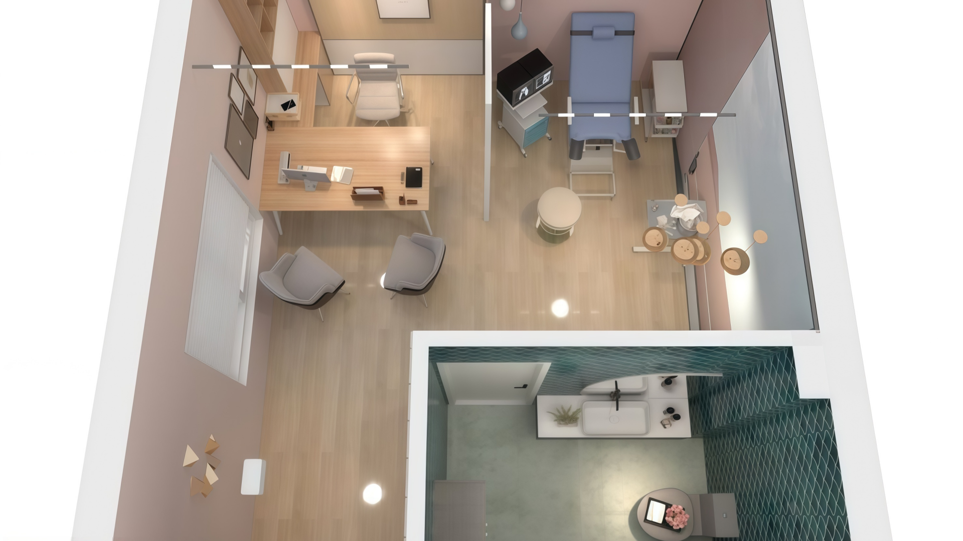 gynecology clinic privacy design