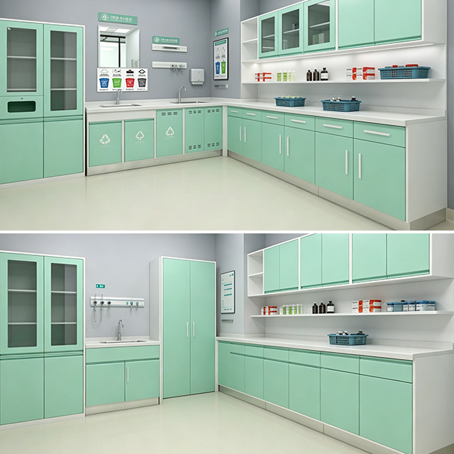 Clinic Treatment Room Casework | Hospital Injection Prep Workstations