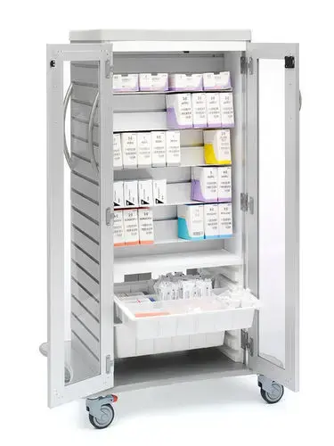 Medical Storage Cabinets with Drawers on Wheels