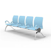 Steel Hospital Waiting Room Bench - 3-Seater Ergonomic Metal Shell Tandem Seating & 4-Seater Public Clinic Lobby Chairs