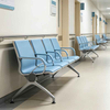 Steel Hospital Waiting Room Bench - 3-Seater Ergonomic Metal Shell Tandem Seating & 4-Seater Public Clinic Lobby Chairs