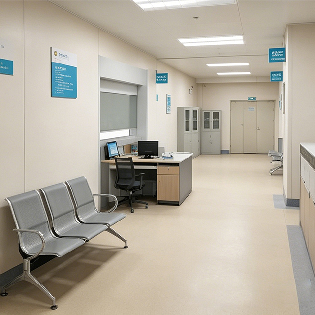 Hospital Medicine Dispensing Counter - Modular Integrated Pharmacy Service Station
