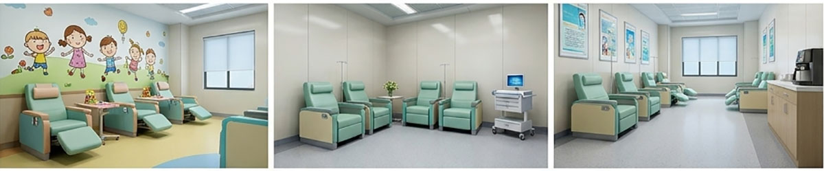 IV Therapy Chair with Pole