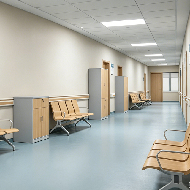 Integrated Hospital Furniture Solutions - Clinic Consultation Desks & Waiting Room Seating