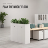 Metal Storage Cabinet Series for Office and Hospital Storage Walls